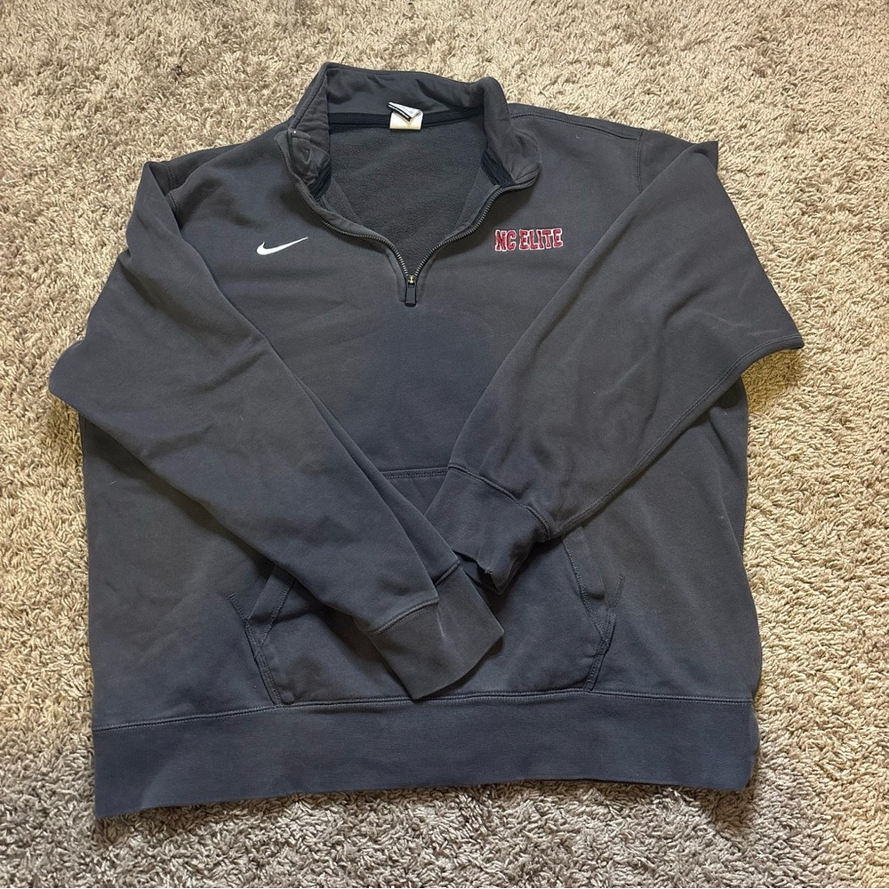 Nike Black Quarter-Zip Sweatshirt